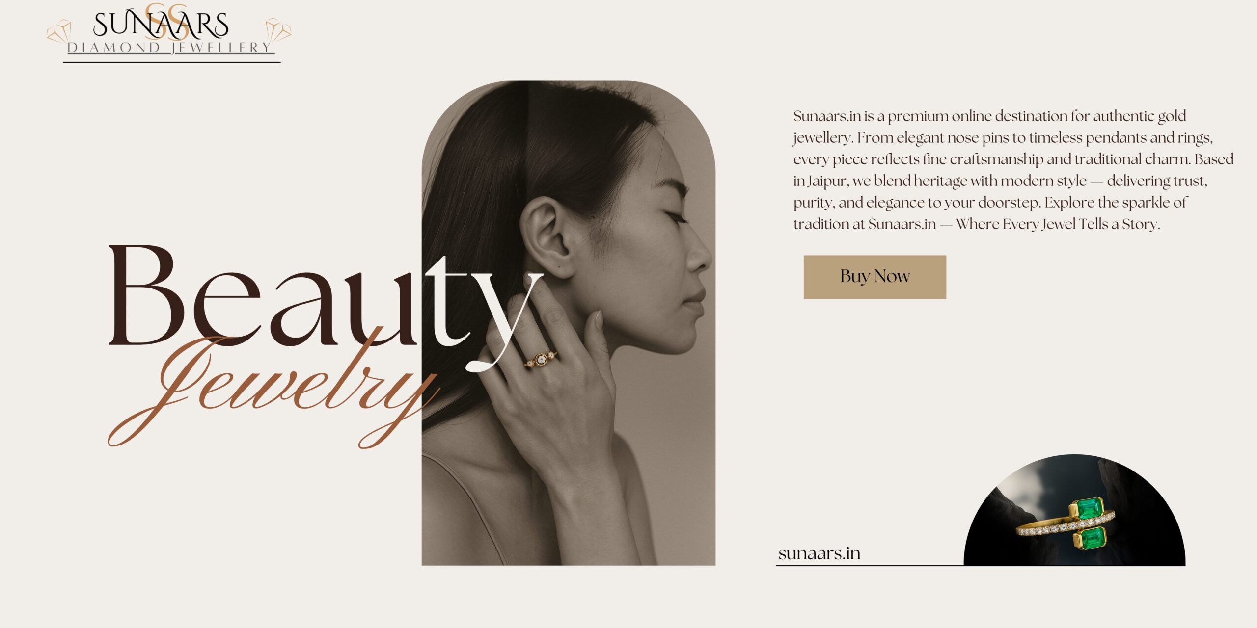 Grey Elegant Diamond Ring Sale Banner (2)