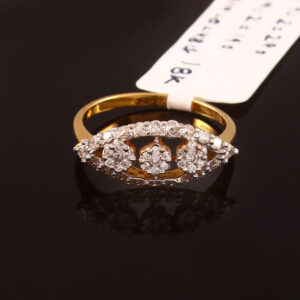 Trinity Spark Gold & Diamond Cluster Ring